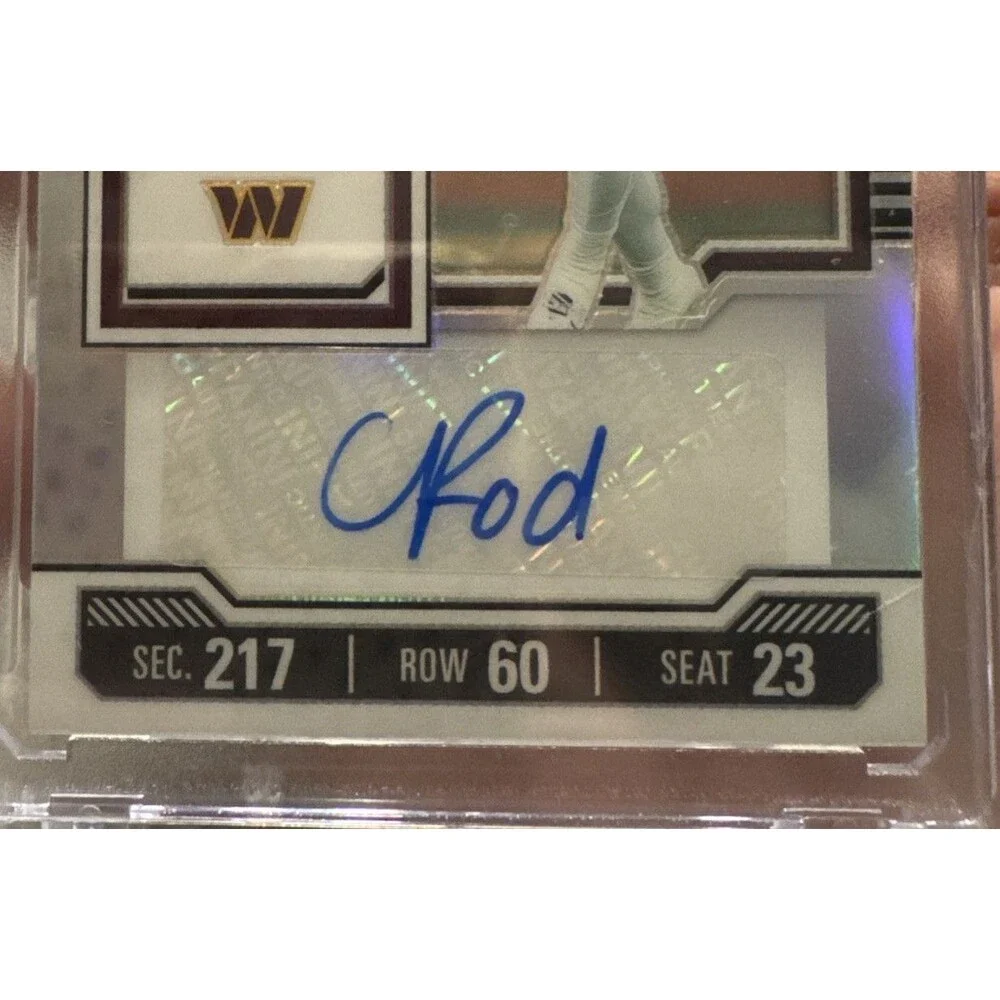 2023 Panini Contenders Optic - Rookie Ticket Autographs Chris Rodriguez Jr. #156
